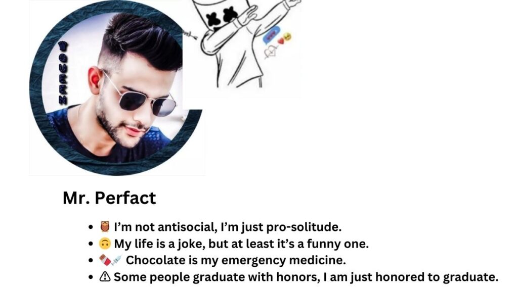 insta post bio for boy