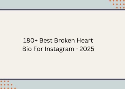 broken heart bio for instagram