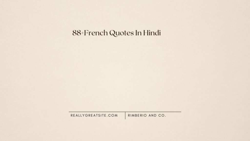 french quotes