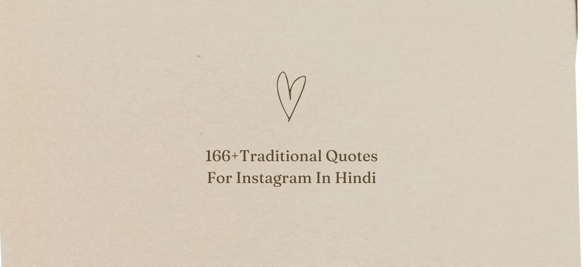 traditional quotes for instagram