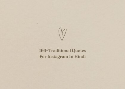 traditional quotes for instagram