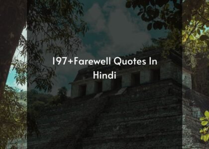 farewell quotes in hindi