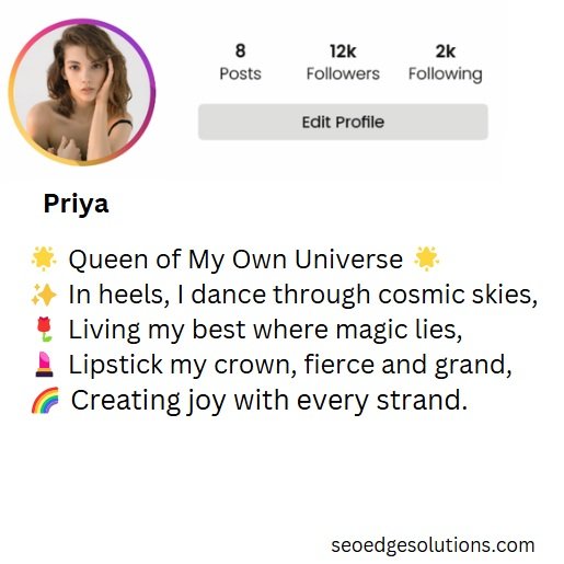 bio for instagram for girl