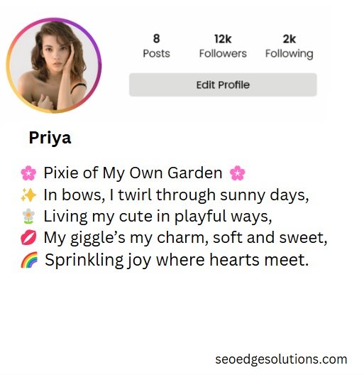 bio for instagram for girl