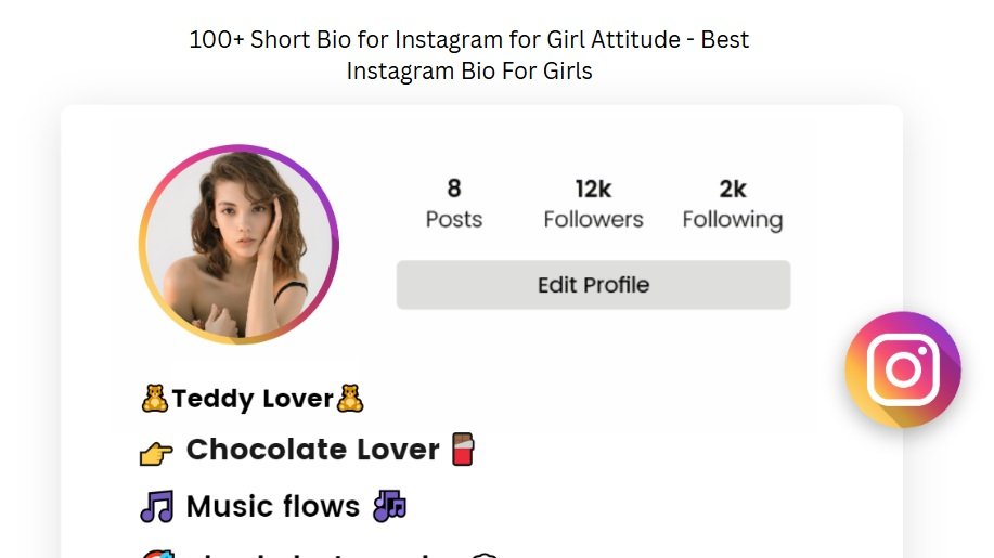 short bio for instagram for girl attitude