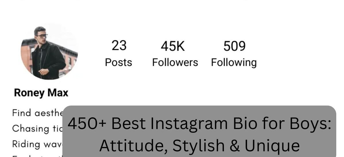 instagram bio for boys