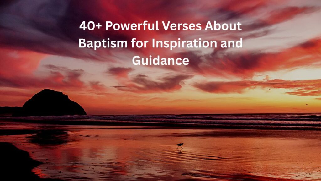 verses about baptism